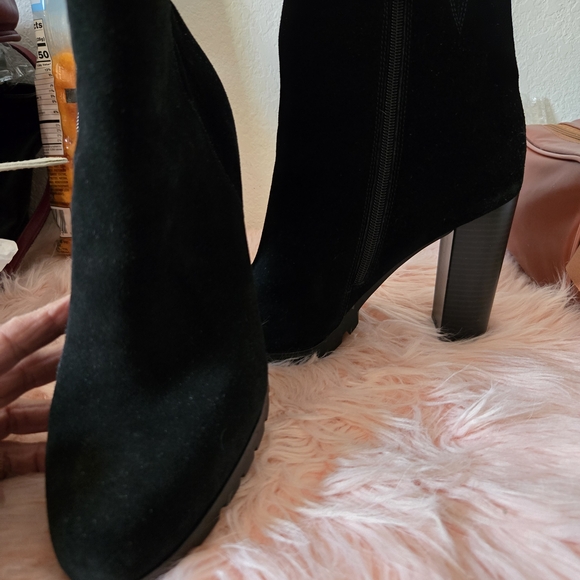 Aldo Black Heeled Boots for Women - Picture 1 of 6